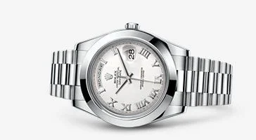 Rolex Day-Date II Platinum White Roman 218206-0053