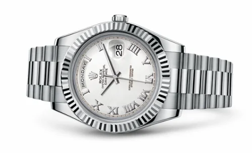 Rolex Day-Date II White Gold White Roman 218239-0041
