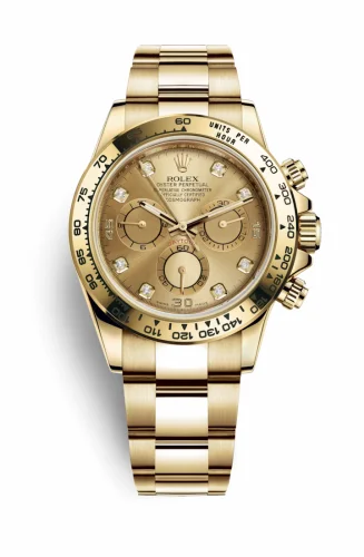 Rolex Cosmograph Daytona Yellow Gold / Champagne Diamond 116508-0006