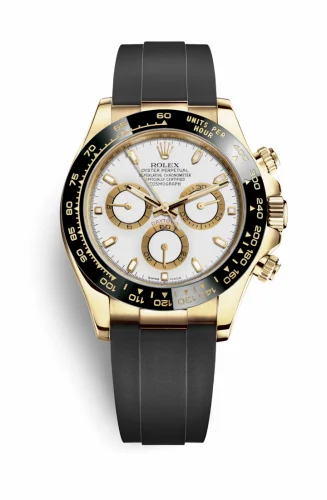Rolex Cosmograph Daytona Yellow Gold / Cerachrom / White / Oysterflex 116518LN-0033
