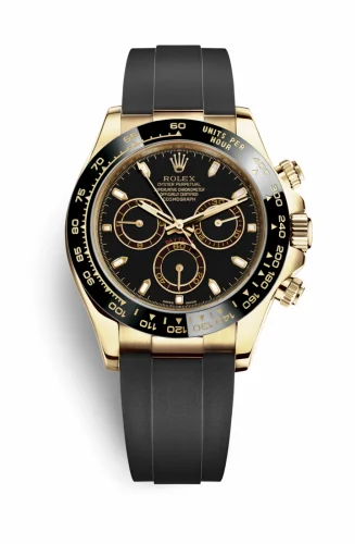 Rolex Cosmograph Daytona Yellow Gold / Cerachrom / Black / Oysterflex 116518LN-0035