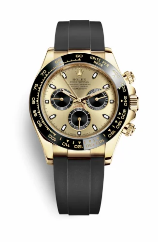 Rolex Cosmograph Daytona Yellow Gold / Cerachrom / Champagne / Oysterflex 116518LN-0040
