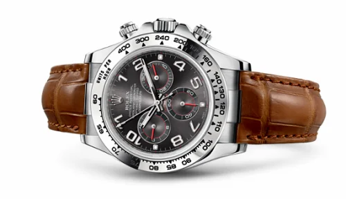 Rolex Cosmograph Daytona White Gold / Grey / Strap 116519-0163