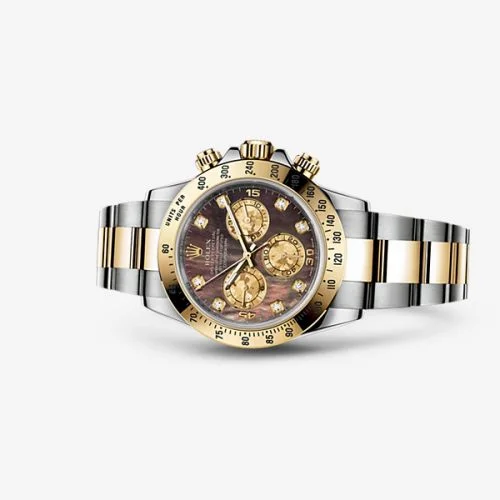 Rolex Daytona Rolesor Black Mother of Pearl 116523-0047