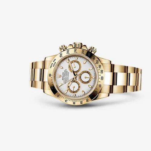 Rolex Daytona Yellow Gold White 116528-0042