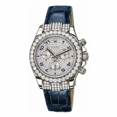 Rolex Daytona White Gold Diamond Strap Round 116599tbr-0002