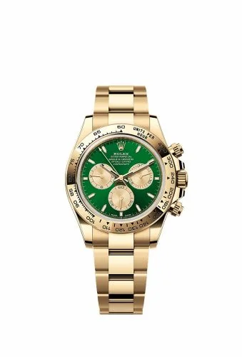 Rolex Cosmograph Daytona Yellow Gold / Green / Oyster 126508-0008