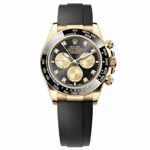Rolex Cosmograph Daytona Yellow Gold - Cerachrom / Black - Diamond / Oysterflex 126518LN-0006