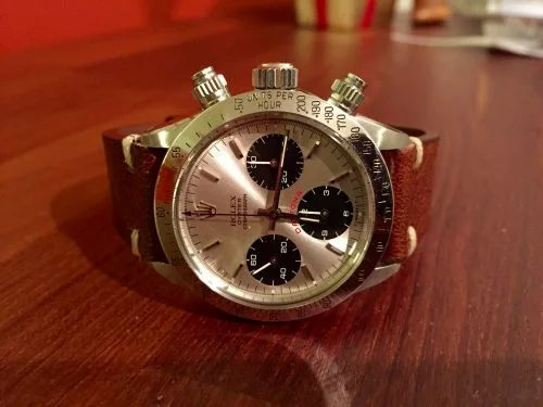 Rolex Daytona 6265 Stainless Steel / Silver / Big Red 6265-001