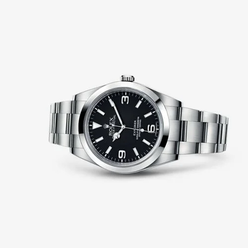 Rolex Explorer 39 / Stainless steel / Black 214270-0001