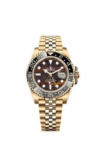 Rolex GMT-Master II Yellow Gold / GRNR / Tiger Iron / Jubilee 126718GRNR-0002