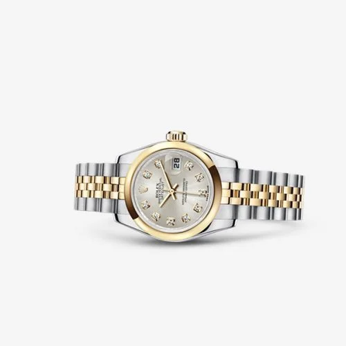 Rolex Lady-Datejust 26 Rolesor Silver Diamond Jubilee 179163-0062