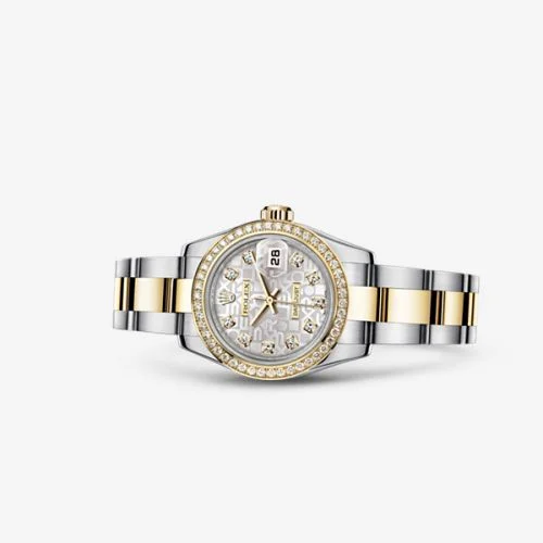 Rolex Lady-Datejust 26 Rolesor Diamond Computer Diamond Oyster 179383-0002