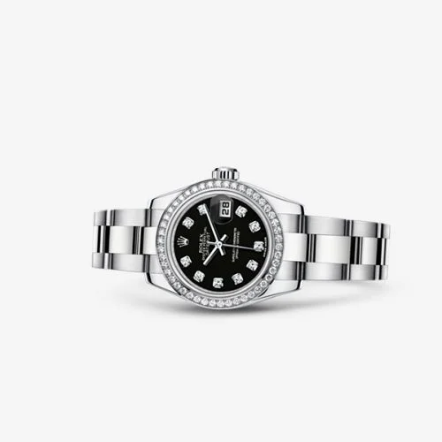 Rolex Lady-Datejust 26 Diamond Black Diamond Oyster 179384-0002