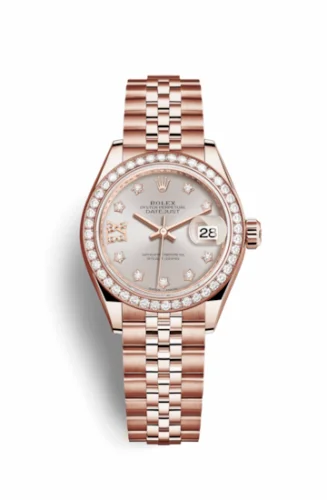 Rolex Lady-Datejust 28 Everose Diamond / Jubilee / Sundust Diamond 279135rbr-0004