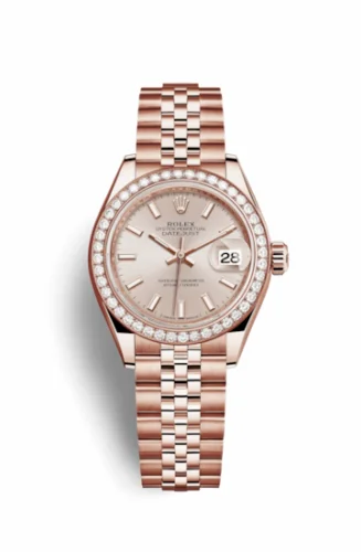 Rolex Lady-Datejust 28 Everose Diamond / Jubilee / Sundust 279135rbr-0007