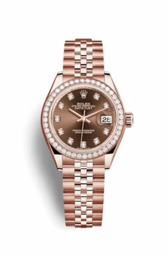 Rolex Lady-Datejust 28 Everose Diamond / Jubilee / Chocolate Diamond 279135rbr-0018