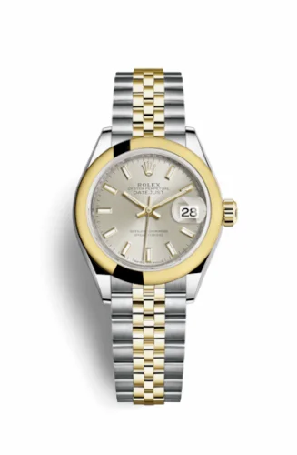Rolex Lady-Datejust 28 Rolesor Yellow Domed / Jubilee / Silver 279163-0019