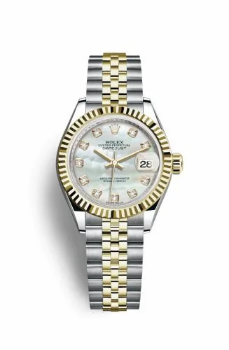 Rolex Lady-Datejust 28 Rolesor Yellow Fluted / Jubilee / MOP 279173-0013