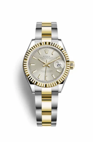 Rolex Lady-Datejust 28 Rolesor Yellow Fluted / Oyster / Silver 279173-0020