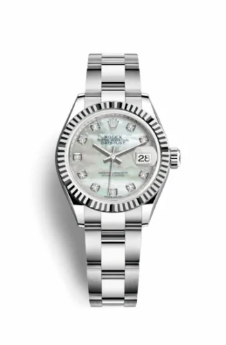 Rolex Lady-Datejust 28 Stainless Steel Fluted / MOP / Oyster 279174-0010