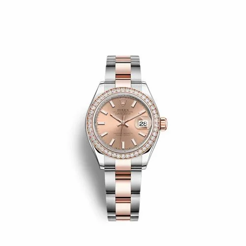 Rolex Lady-Datejust 28 Stainless Steel / Rose Gold / Diamond / Rose / Oyster 279381RBR-0024