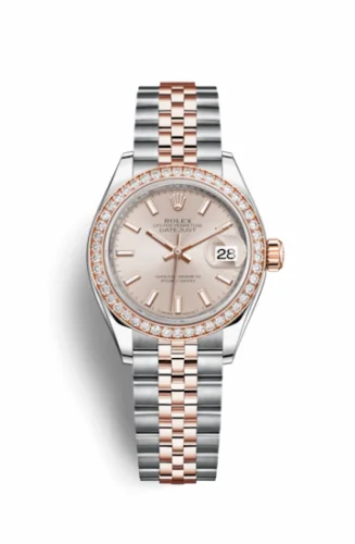 Rolex Lady-Datejust 28 Rolesor Rose Diamond / Jubilee / Sundust 279381rbr-0001