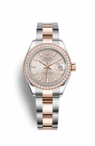 Rolex Lady-Datejust 28 Rolesor Rose Diamond / Oyster / Sundust 279381rbr-0002