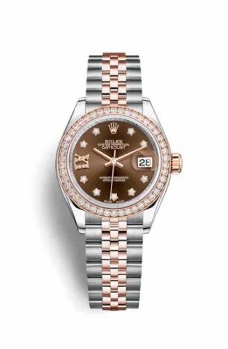 Rolex Lady-Datejust 28 Rolesor Rose Diamond / Jubilee / Chocolate Diamond 279381rbr-0003