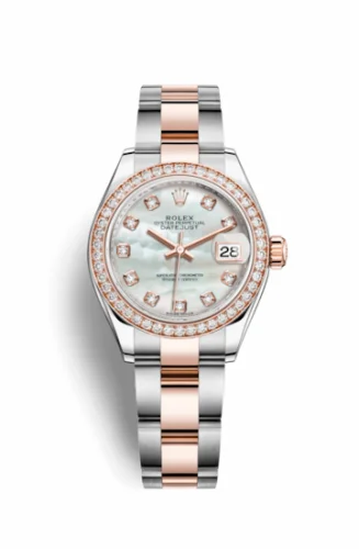 Rolex Lady-Datejust 28 Rolesor Everose Diamond / Oyster / MOP 279381rbr-0014