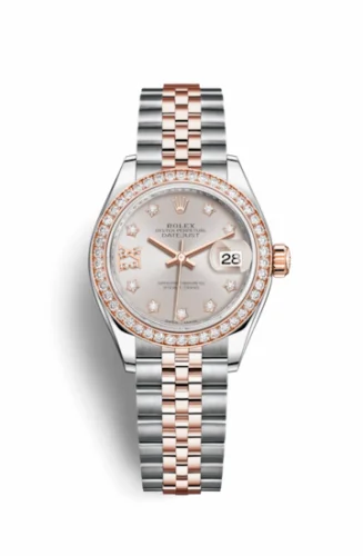 Rolex Lady-Datejust 28 Rolesor Rose Diamond / Jubilee / Sundust Diamond 279381rbr-0019