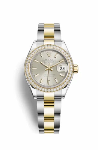 Rolex Lady-Datejust 28 Rolesor Yellow Diamond / Oyster / Silver 279383rbr-0018