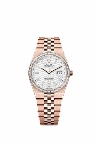 Rolex Land-Dweller 36 Everose - Baguette / White / Flat Jubilee 127285TBR-0002