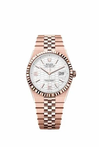 Rolex Land-Dweller 40 Everose / White / Flat Jubilee 127335-0001
