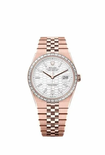 Rolex Land-Dweller 40 Everose - Baguette / White / Flat Jubilee 127385TBR-0003