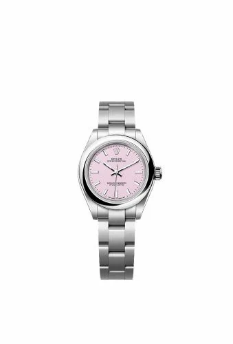 Rolex Oyster Perpetual 28 Stainless Steel / Candy Pink 276200-0009