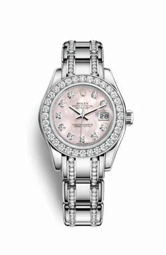 Rolex Datejust Pearlmaster 29 White Gold Diamond Mother of Pearl Diamond 80299-0018