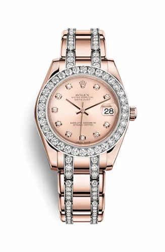 Rolex Datejust Pearlmaster 34 Everose Diamond Pink Diamond 81285-0030