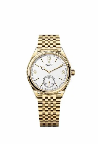 Rolex Perpetual 1908 39 Yellow Gold / White / Bracelet 52508-0008