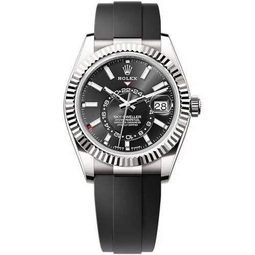 Rolex Sky-Dweller White Gold / Black / OysterFlex 336239-0002