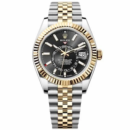 Rolex Sky-Dweller Stainless Steel - Yellow Gold / Black / Jubilee 336933-0004