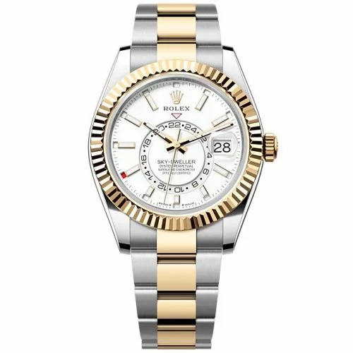 Rolex Sky-Dweller Stainless Steel - Yellow Gold / White / Oyster 336933-0005