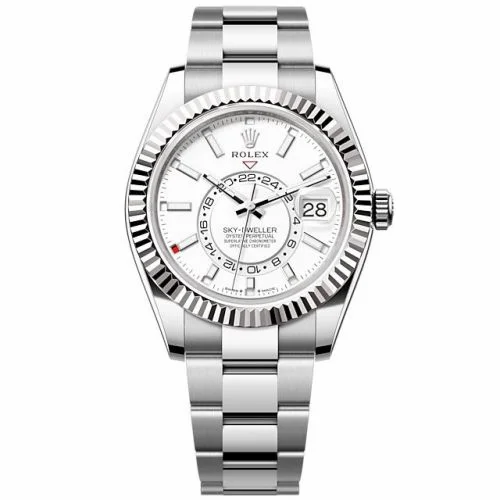 Rolex Sky-Dweller Stainless Steel - White Gold / White / Oyster 336934-0003