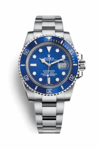 Rolex Submariner Date White Gold / Blue 116619lb-0001