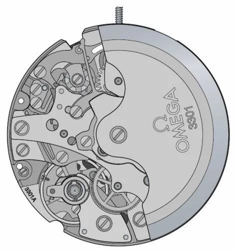 Калибр 3301 бренда Omega