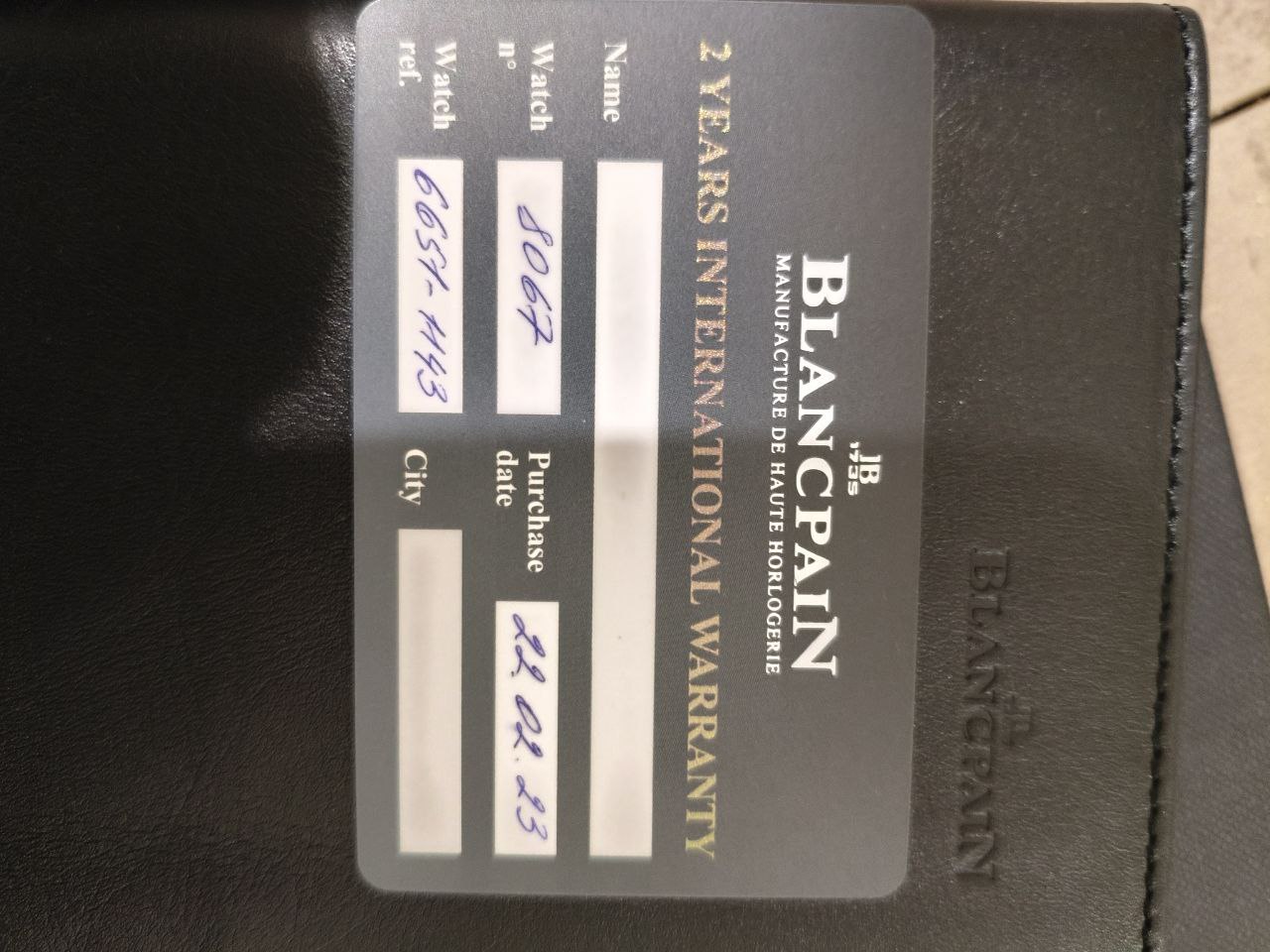 Blancpain 6651-1143-55B